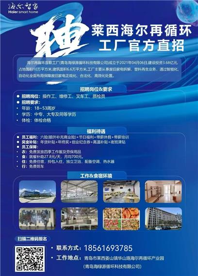 青岛海尔工业园招聘信息深度解析与个人观点分享